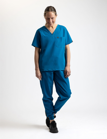 Female blue scrub set – Cosa Workwear