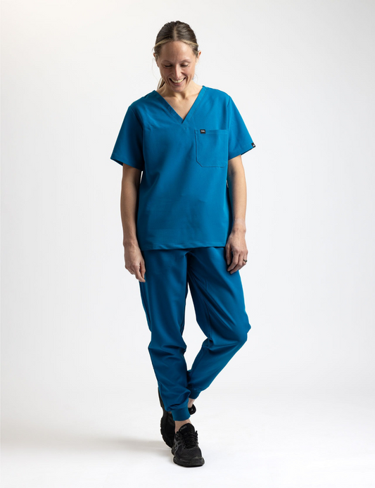 Female blue scrub set – Cosa Workwear