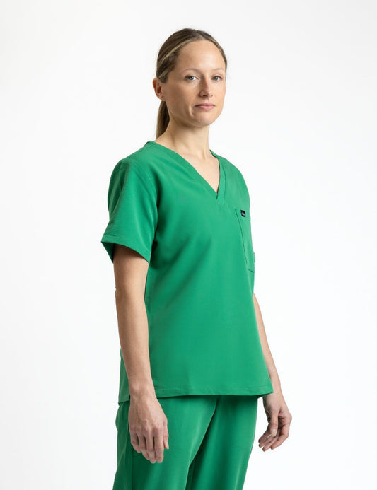 Female green scrub top– Cosa Workwear