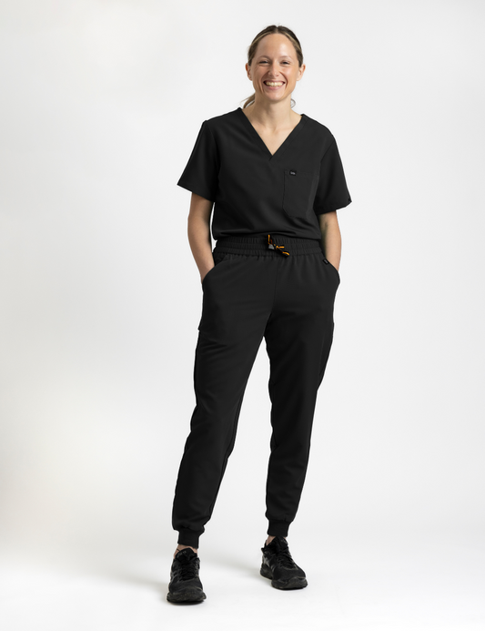 Black Female Scrub Set