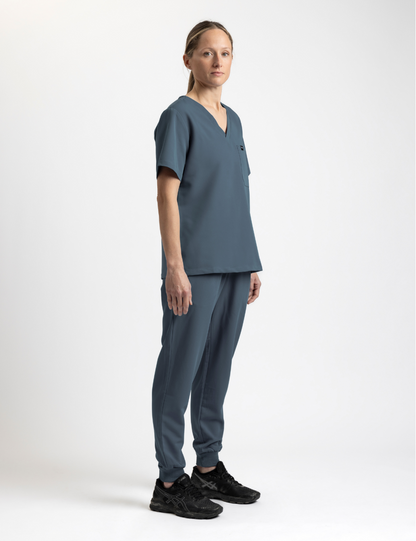 Grey Female Scrub Set