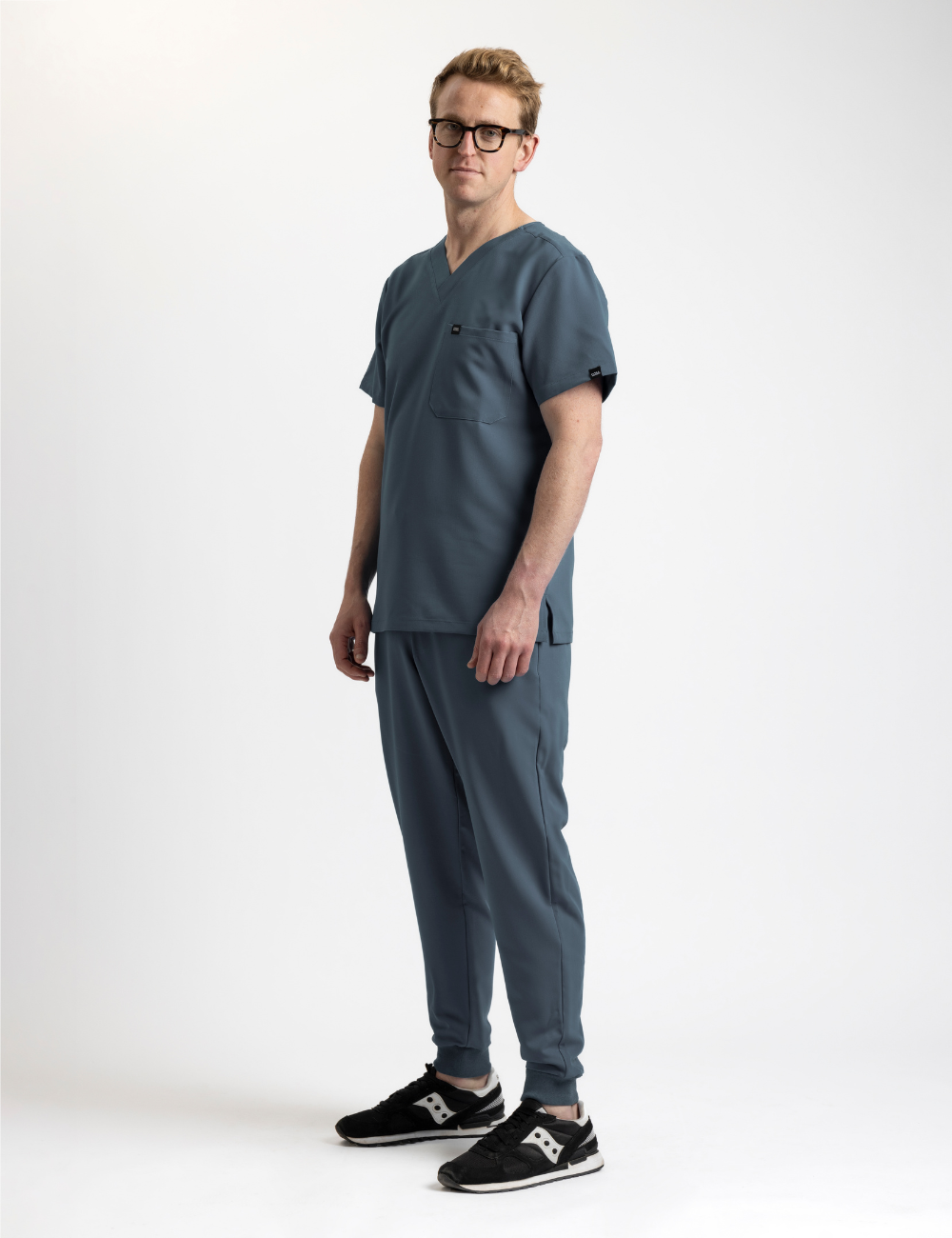 Grey Male Scrub Set