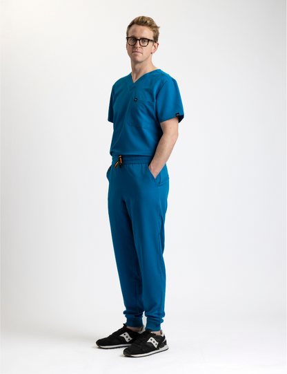 Male blue scrub set – Cosa Workwear