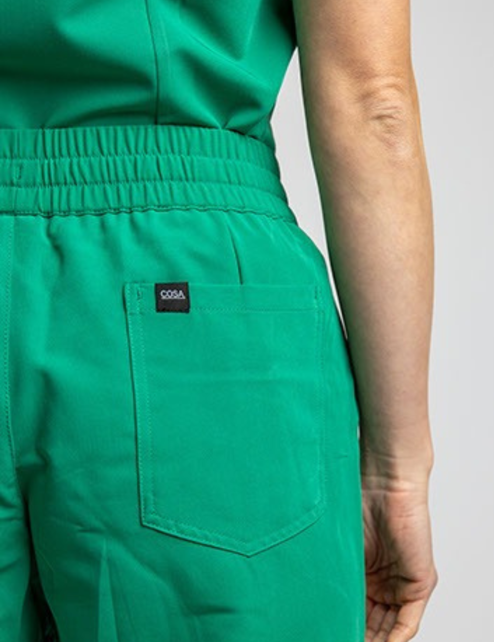 Green Female Scrub Trouser